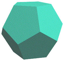 dodeca = 2+10 = 12, and hedron = face