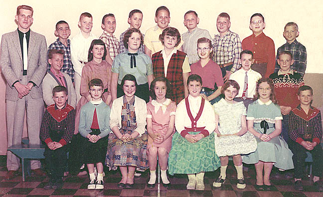 Sixth grade, Richwood, Ohio, 1958
